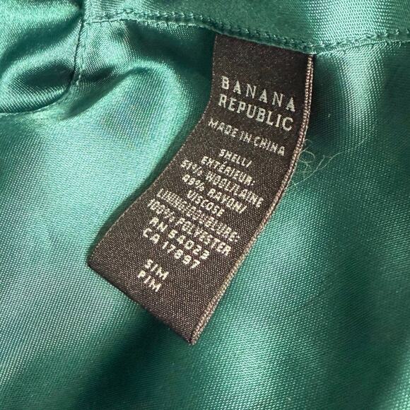 Vintage Banana Republic Teal Wool Blend Houndstooth Plaid Bucket Hat Sz Small - Picture 6 of 7